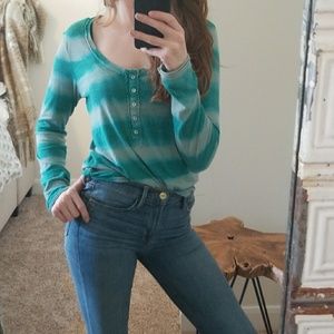 Soft Striped Free People Henley